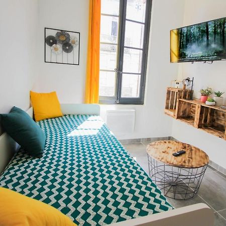 Charmant T2 En Coeur De Ville - 2 Lits + Lit Bebe - Wifi - Imprimante Carcassonne Luaran gambar