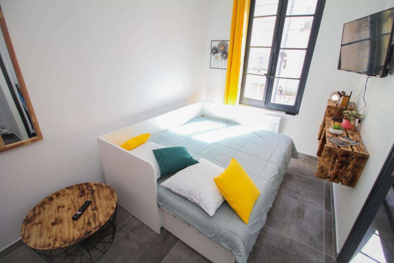 Charmant T2 En Coeur De Ville - 2 Lits + Lit Bebe - Wifi - Imprimante Carcassonne Luaran gambar