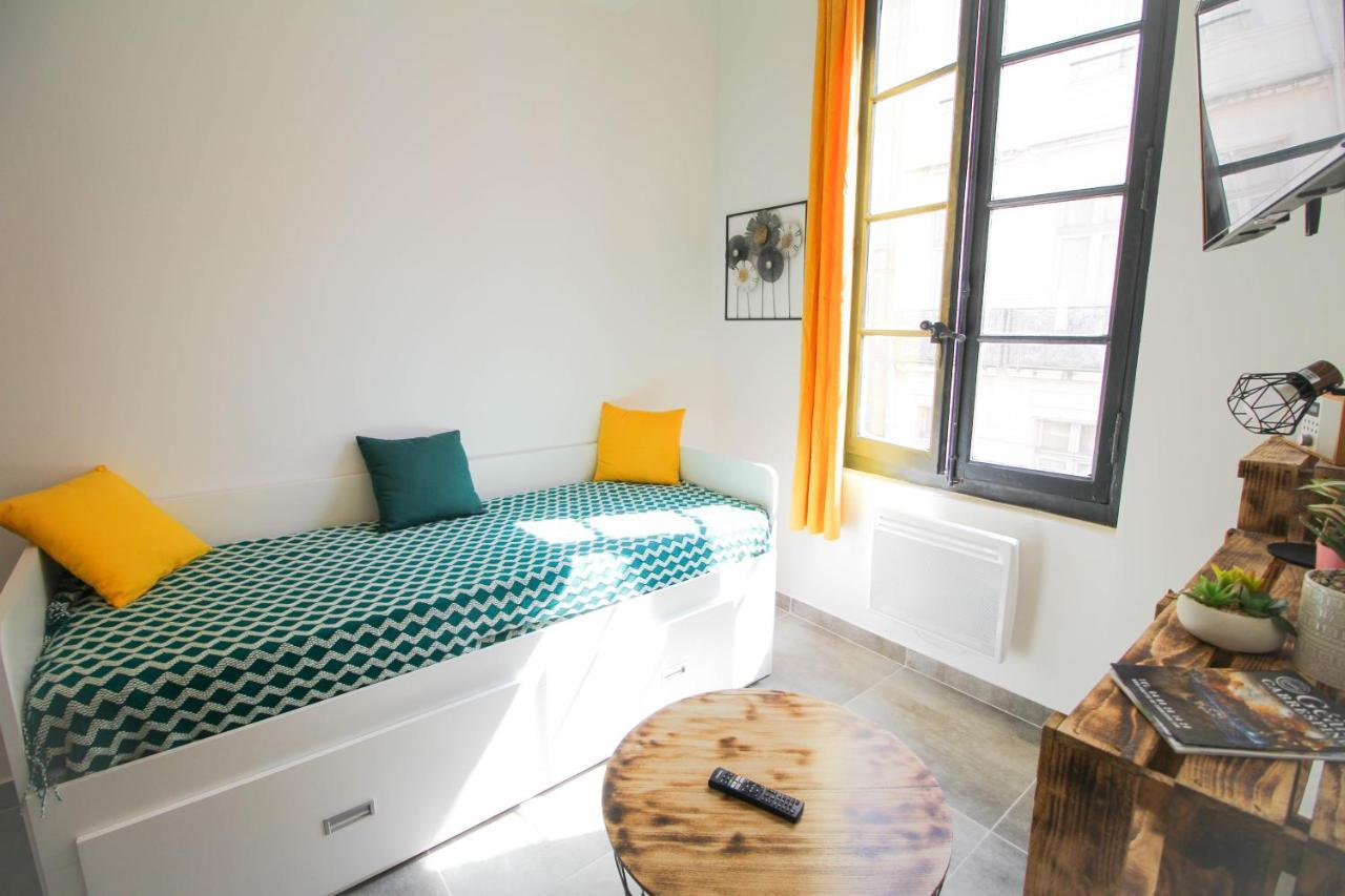 Charmant T2 En Coeur De Ville - 2 Lits + Lit Bebe - Wifi - Imprimante Carcassonne Luaran gambar